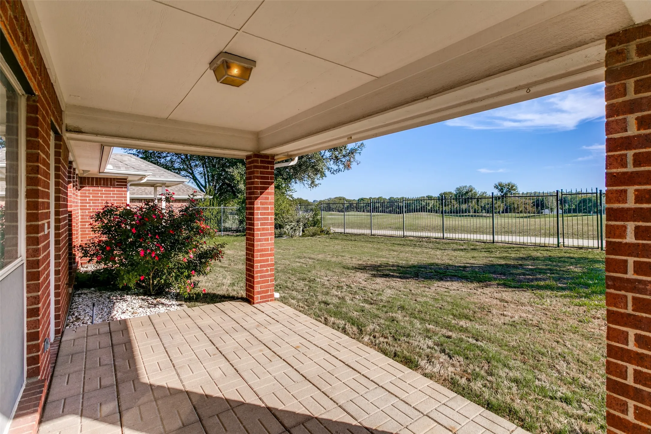 Back porch off of eating area
