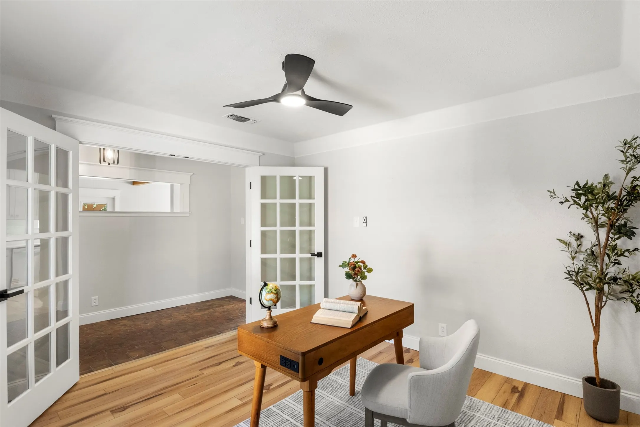 More than an office: consider a homeschool room, playroom, hobby room, or additional living space.