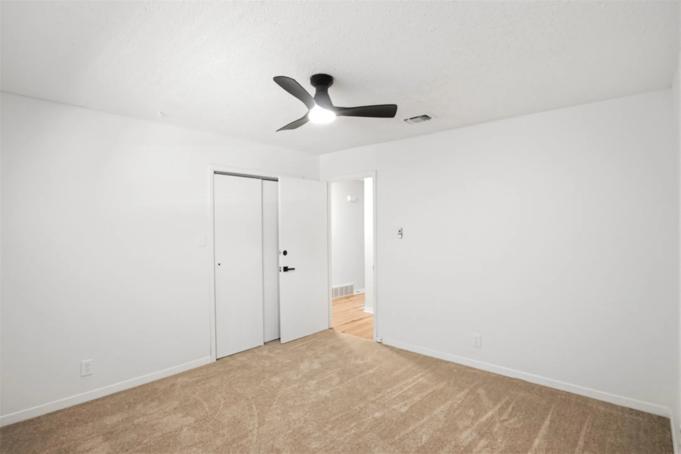 Neutral finishes make it easy to personalize the secondary bedrooms.