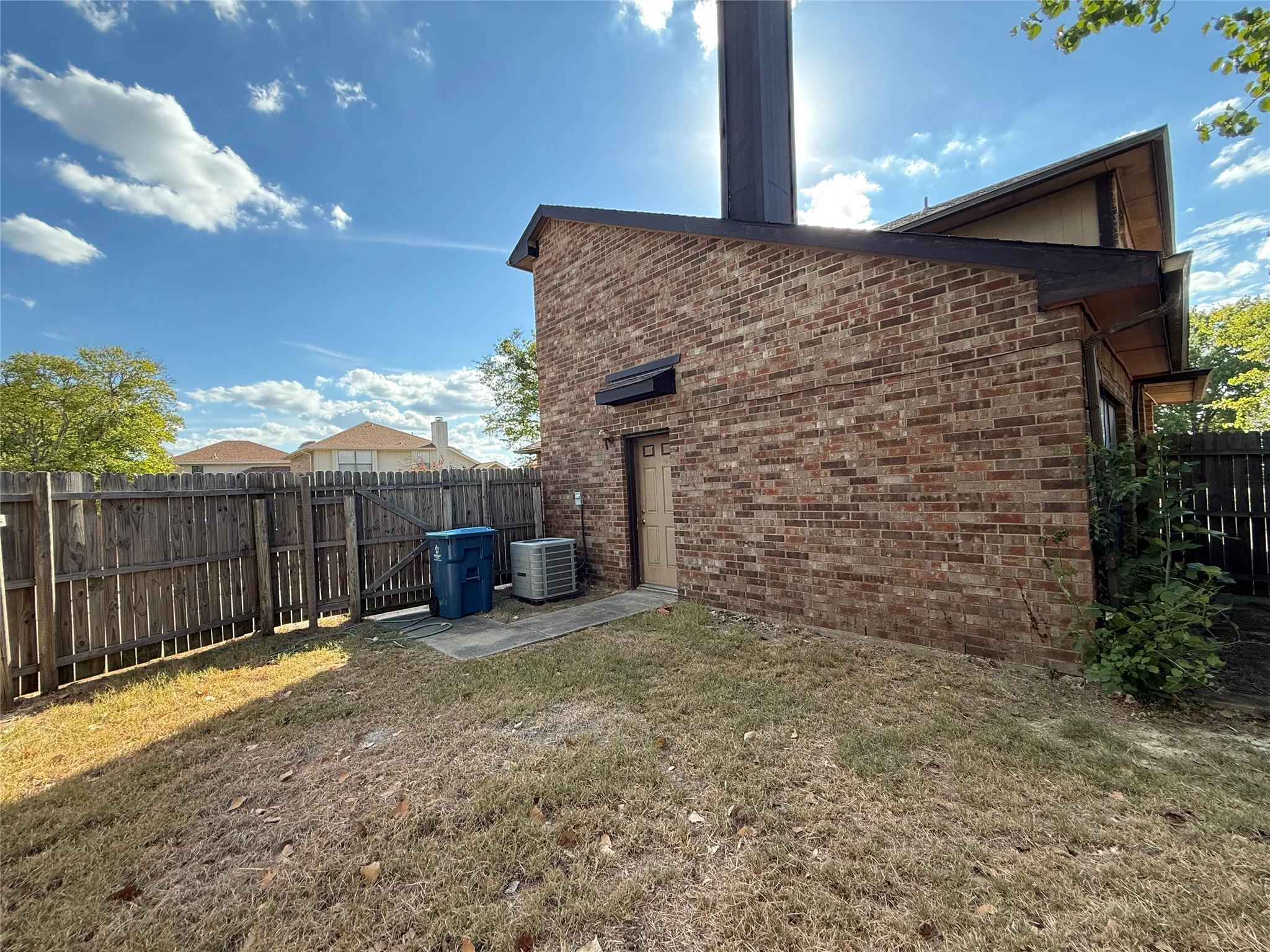 rear yard