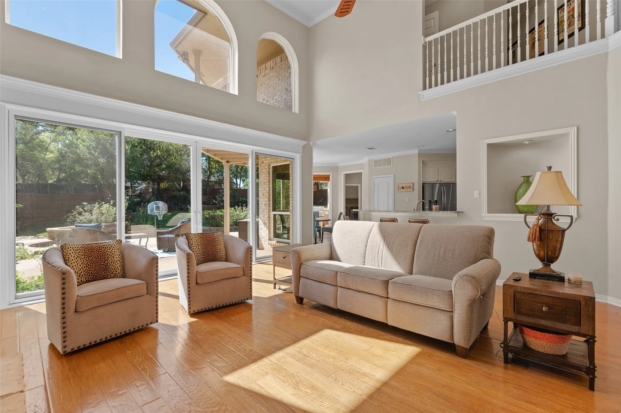 This room overlooks the outdoor resort style pool!