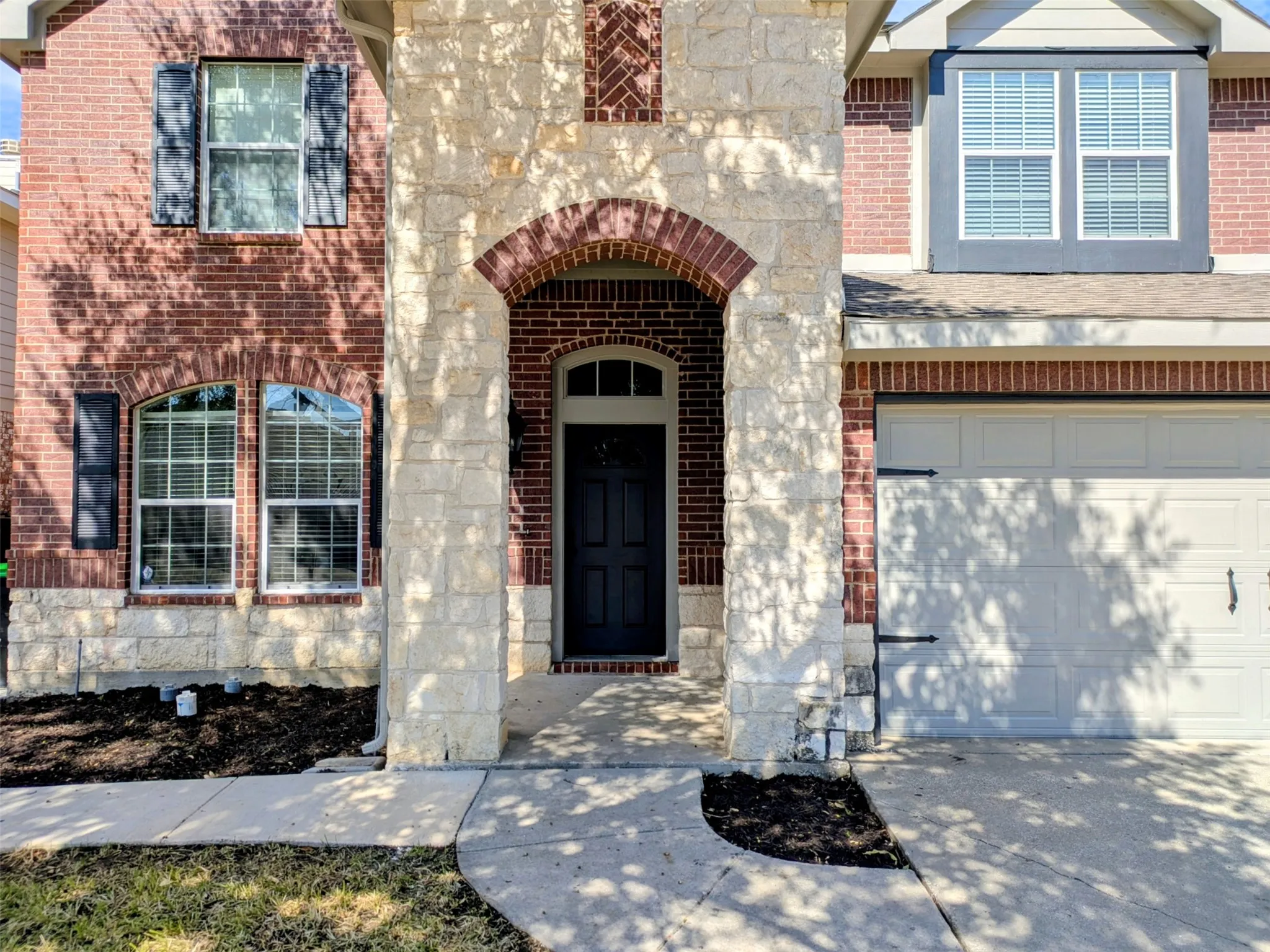 Shaded entry