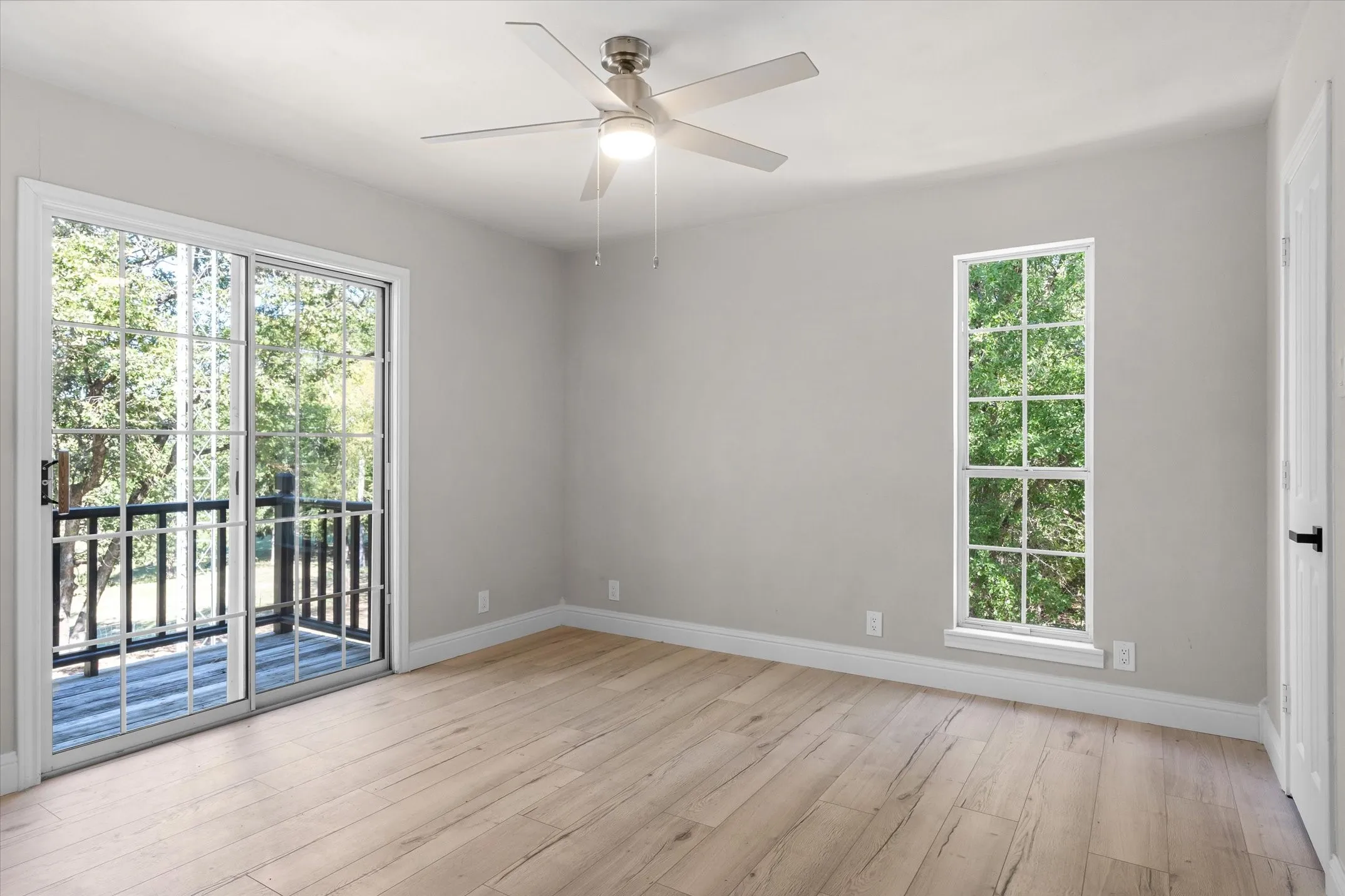 bedroom 2 has a balcony as well