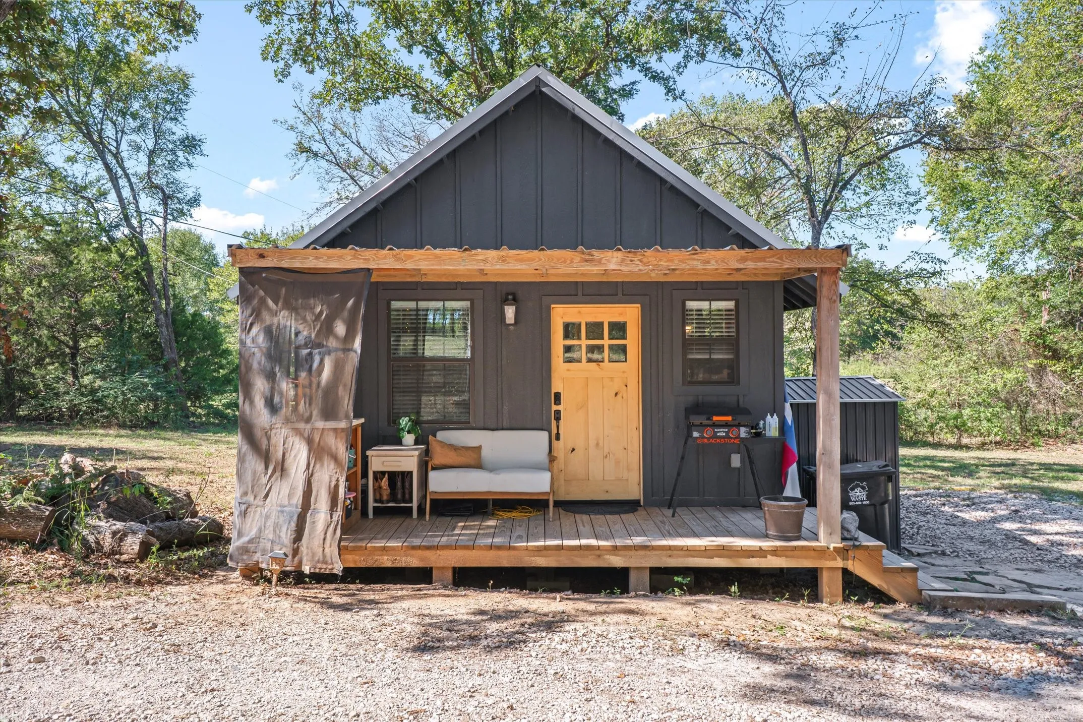 Tiny home 3 is an efficiency with full bath