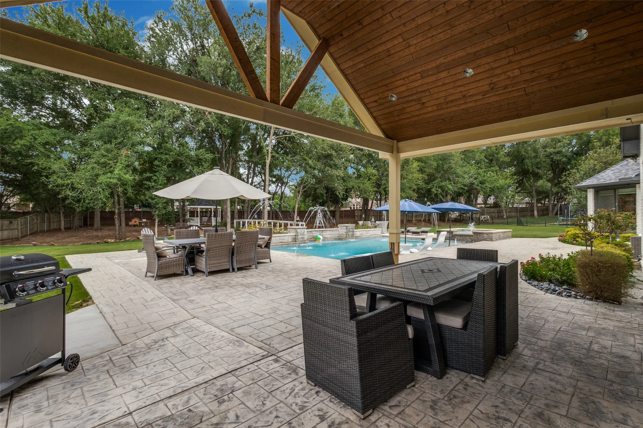 New covered patio just completed Sept 2026
