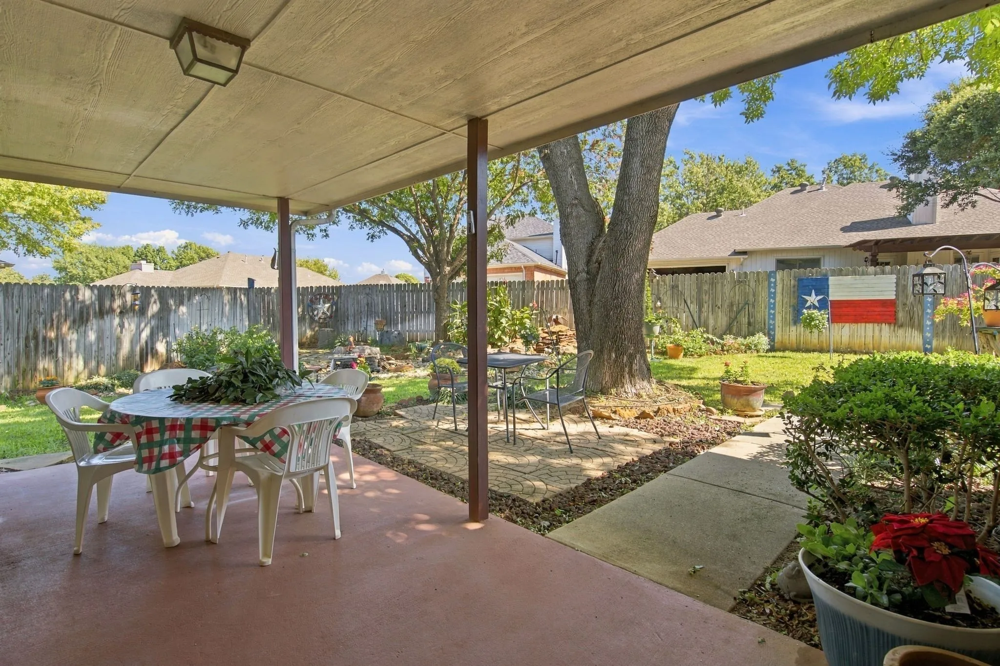 Time to Relax.  Enjoy the Backyard Beauty!