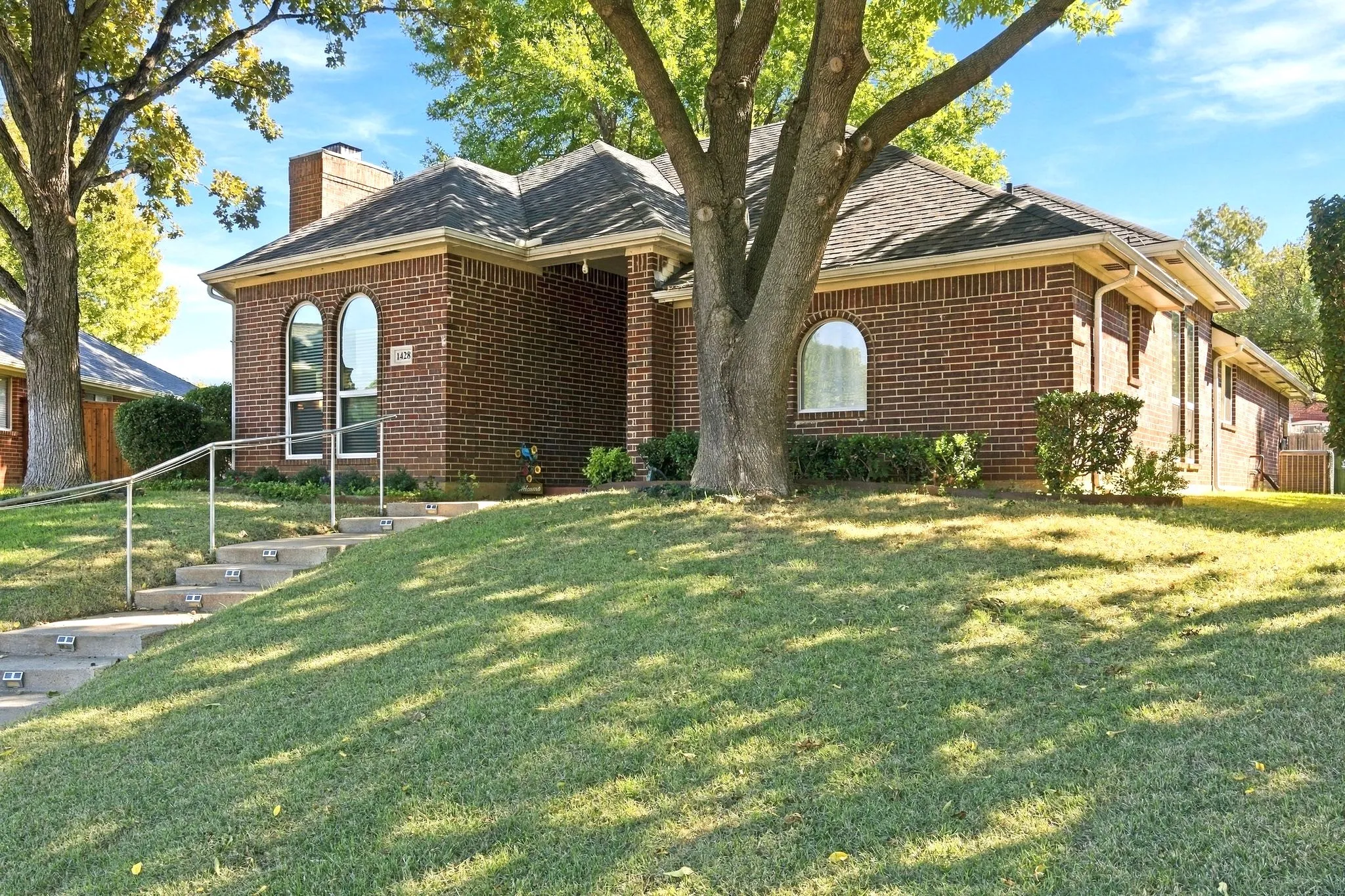 Mature Trees.  Beautiful Curb Appeal.