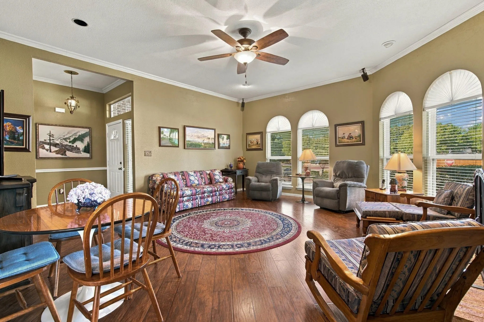 Large  19' by 18' Living Room.