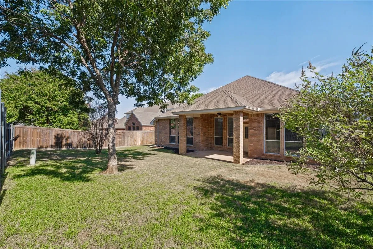 View of back of the home