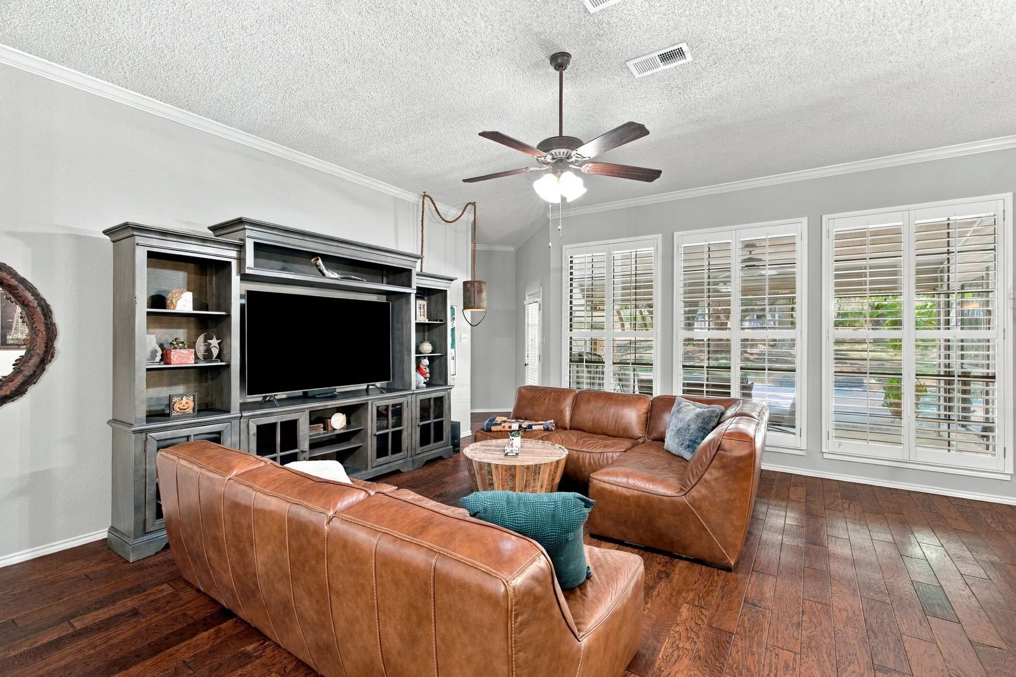 Family Room Plantation Shutters