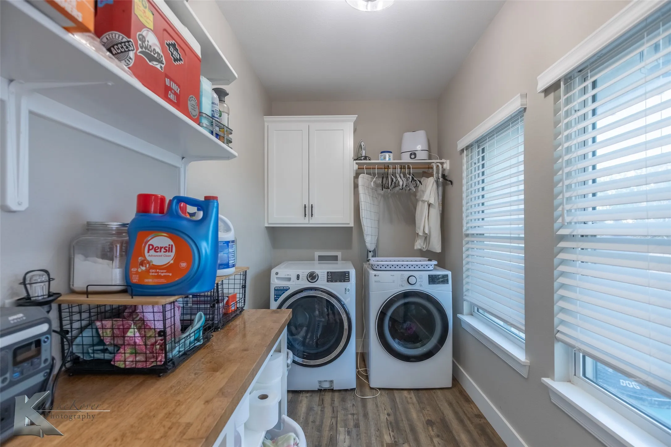 Laundry behind Kitchen