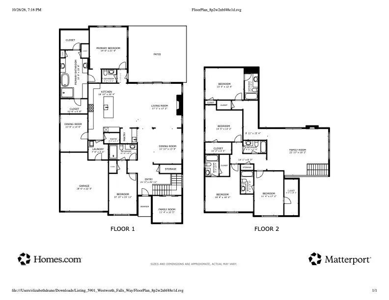 Single Family Residence For Sale in Tarrant County , 5901 Westworth Falls Way, Westworth Village, Texas 76114, 6 Bedroom, 7 Bathroom, 2 Garage spaces, 4,782 Sqft, built in 2022, mls#21421272, Real Estate Agent in Westworth Village, Homes For Sale in Tarrant county, Homes For Sale in Westworth Village, Realtor in Westworth Village Texas, Real Estate Brokerage Independent Realty Texas, Luminita Cordes Realtor