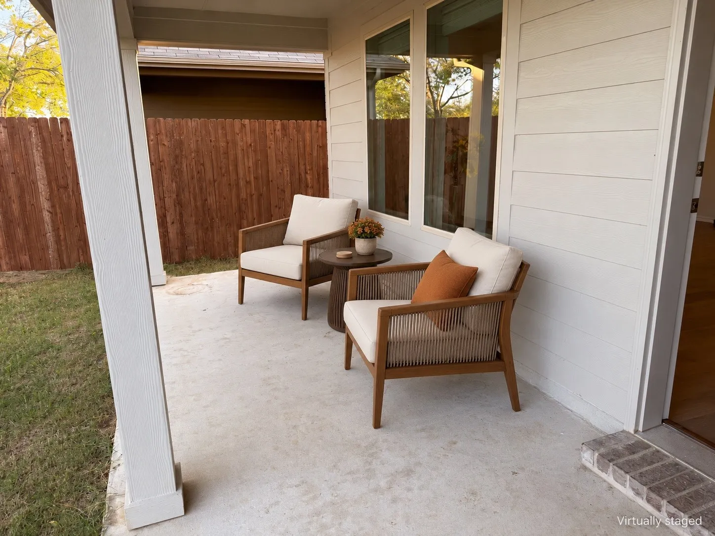 Cover Patio Virtually Staged