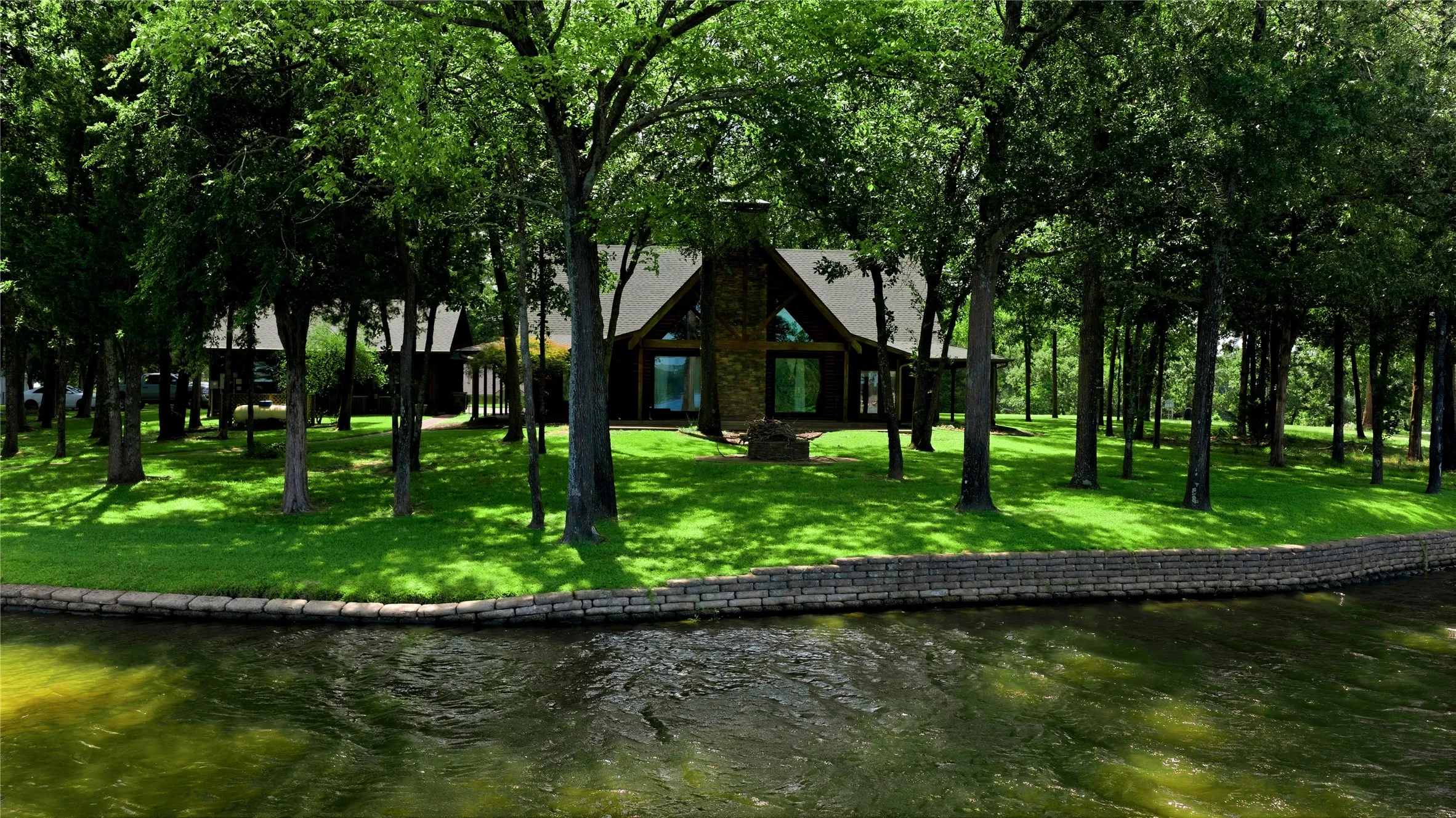View of the property from the lake