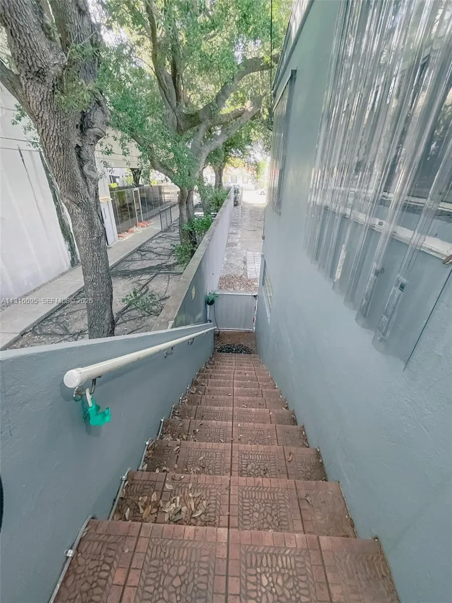 Stairs to the top floor