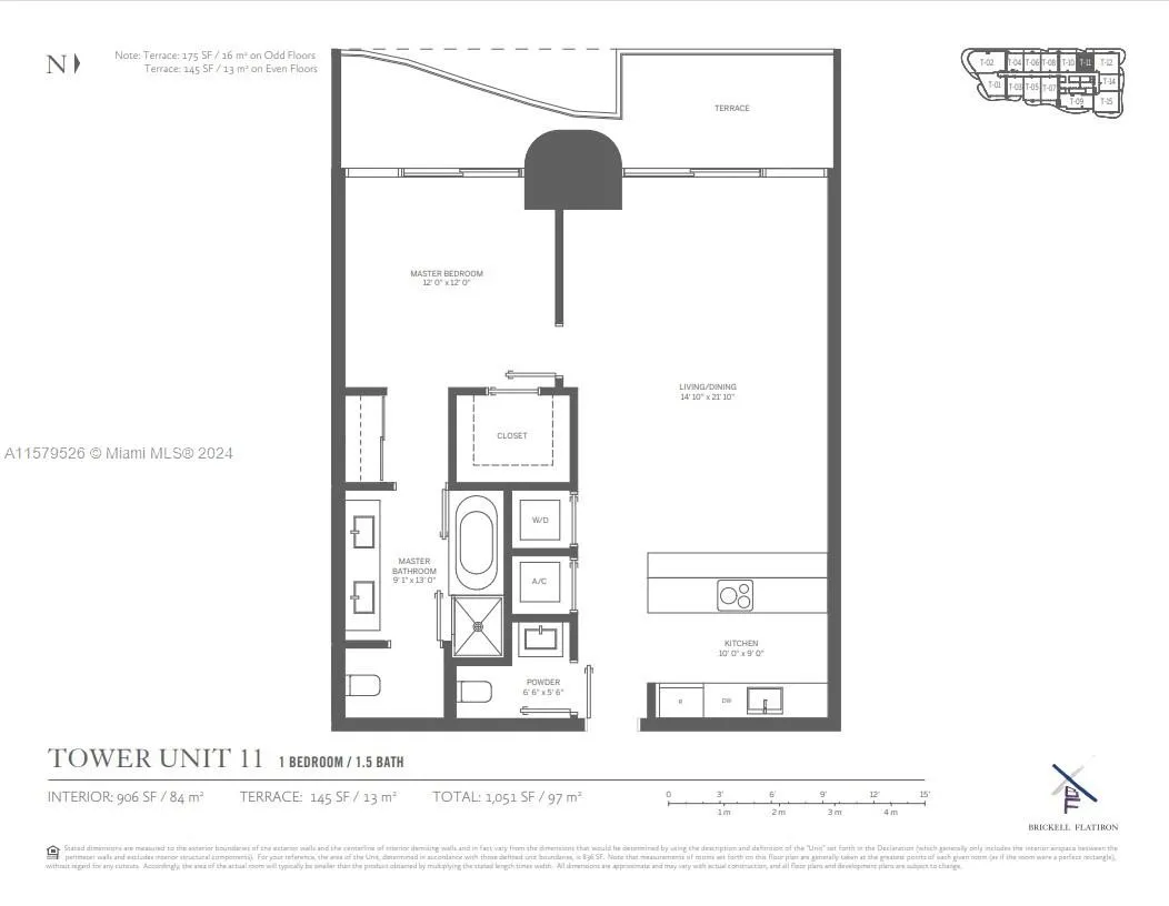 1000 Brickell Plz 1811, Miami, Florida 33131, Miami, Florida 33131, 1 Bedroom Bedrooms, ,1 BathroomBathrooms,Residential,For Sale,1000 Brickell Plz 1811, Miami, Florida 33131,A11579526