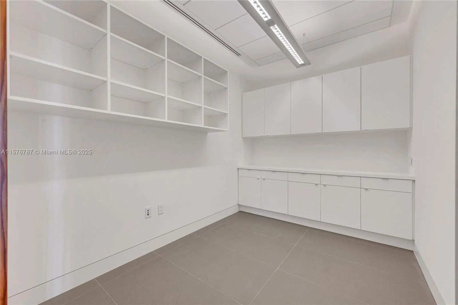 One of four storage areas