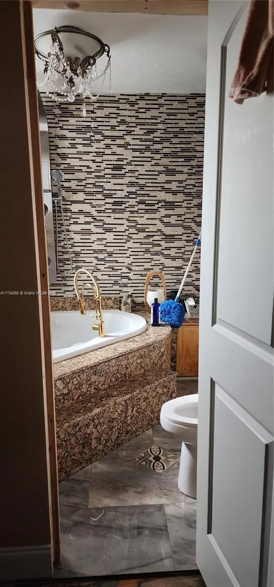 1st Bathroom with tub