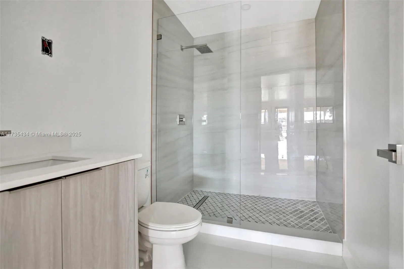 Outside bathroom