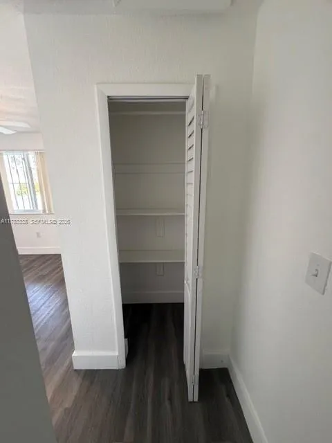 small closet off living room