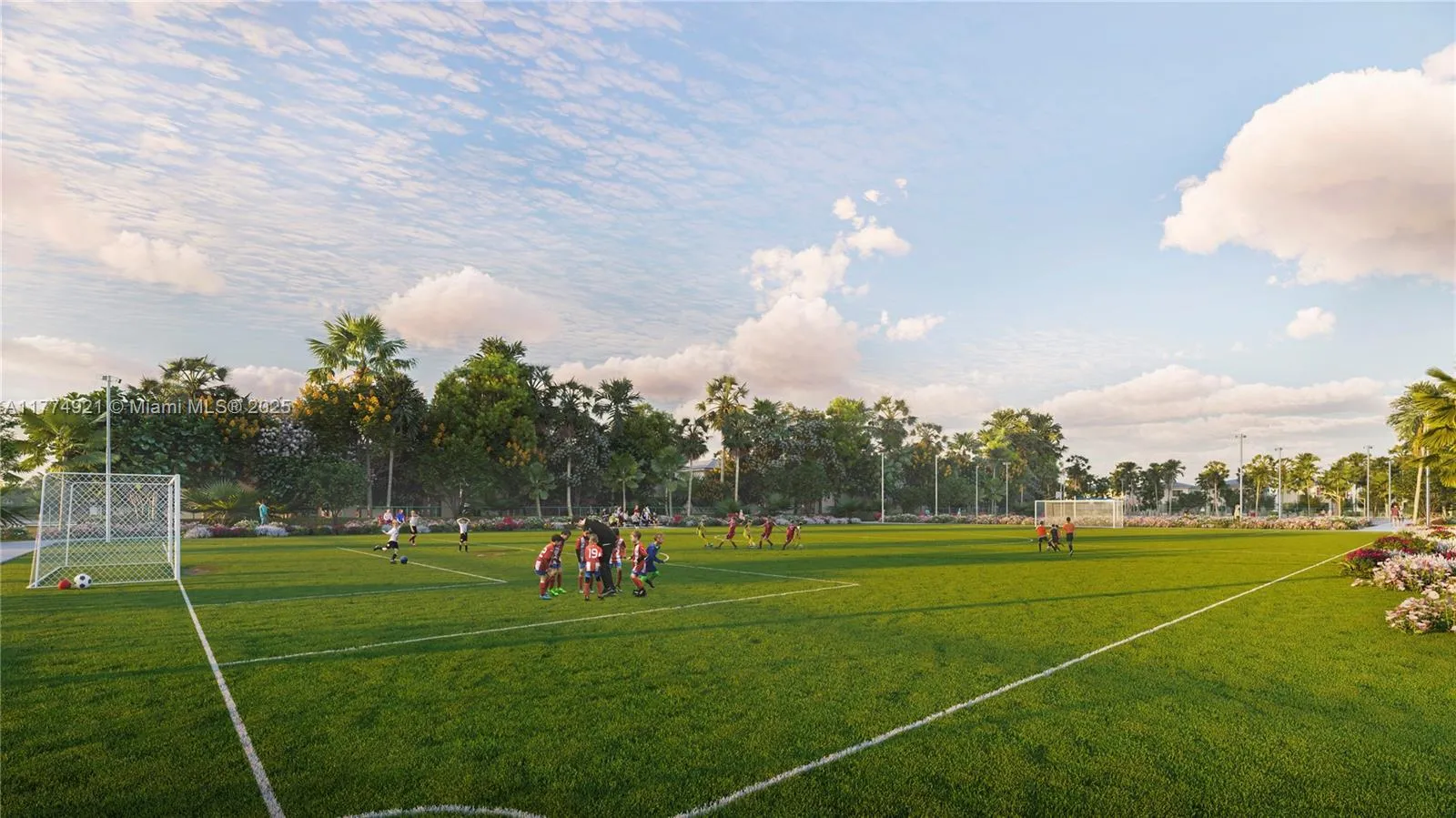 Future community soccer field