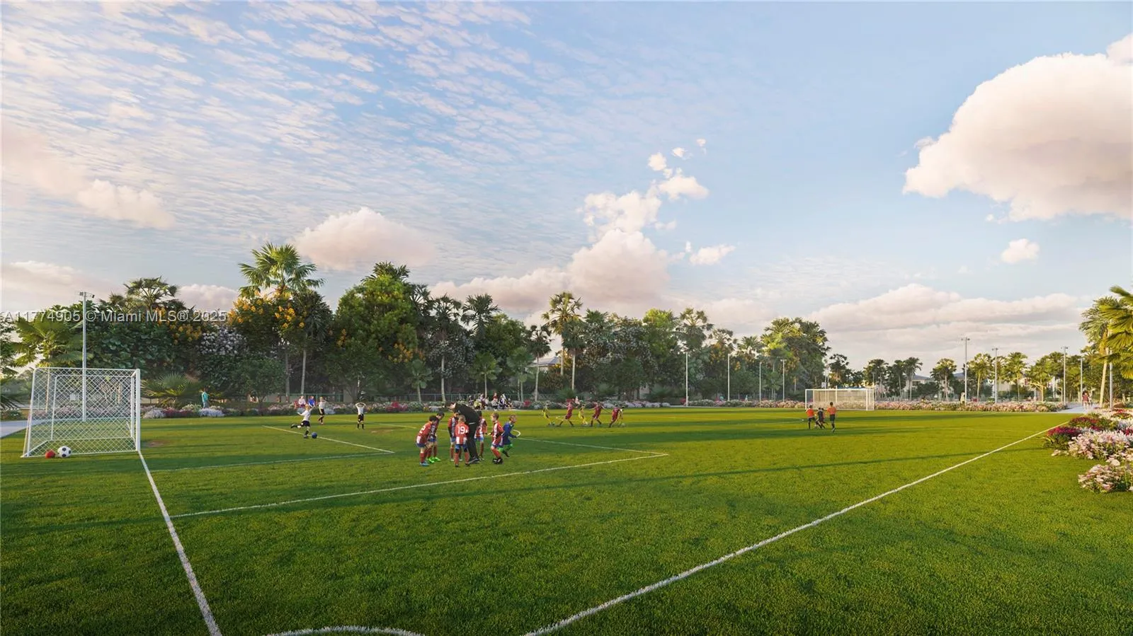 Future community soccer park
