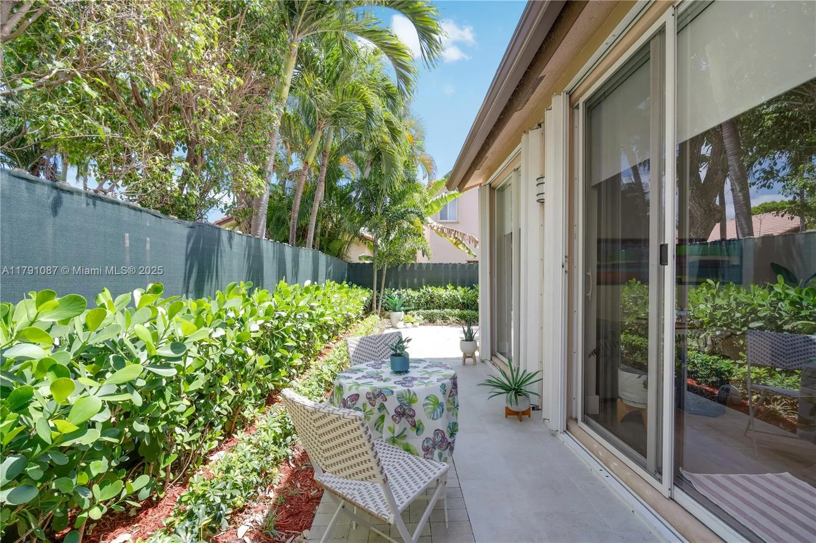 Private side & back yards with detailed landscaping *