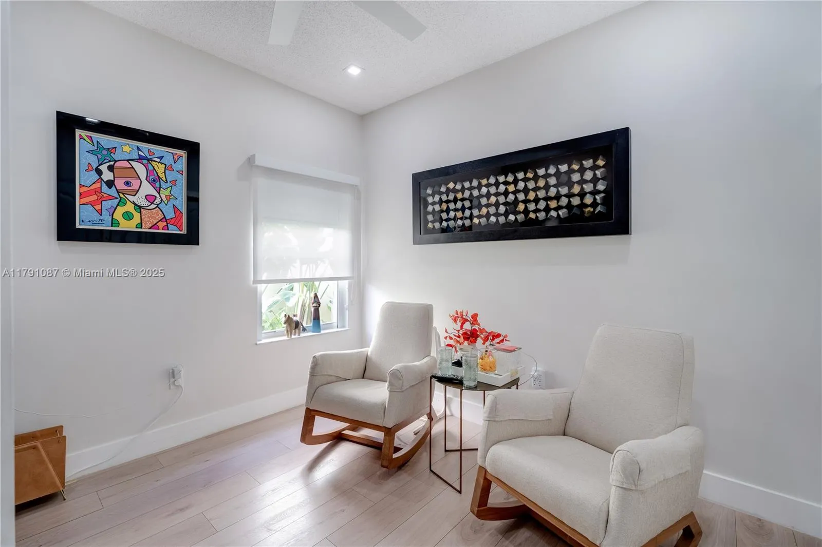 One of the bedrooms in the split plan design * This one is being used as a TV & sitting room *