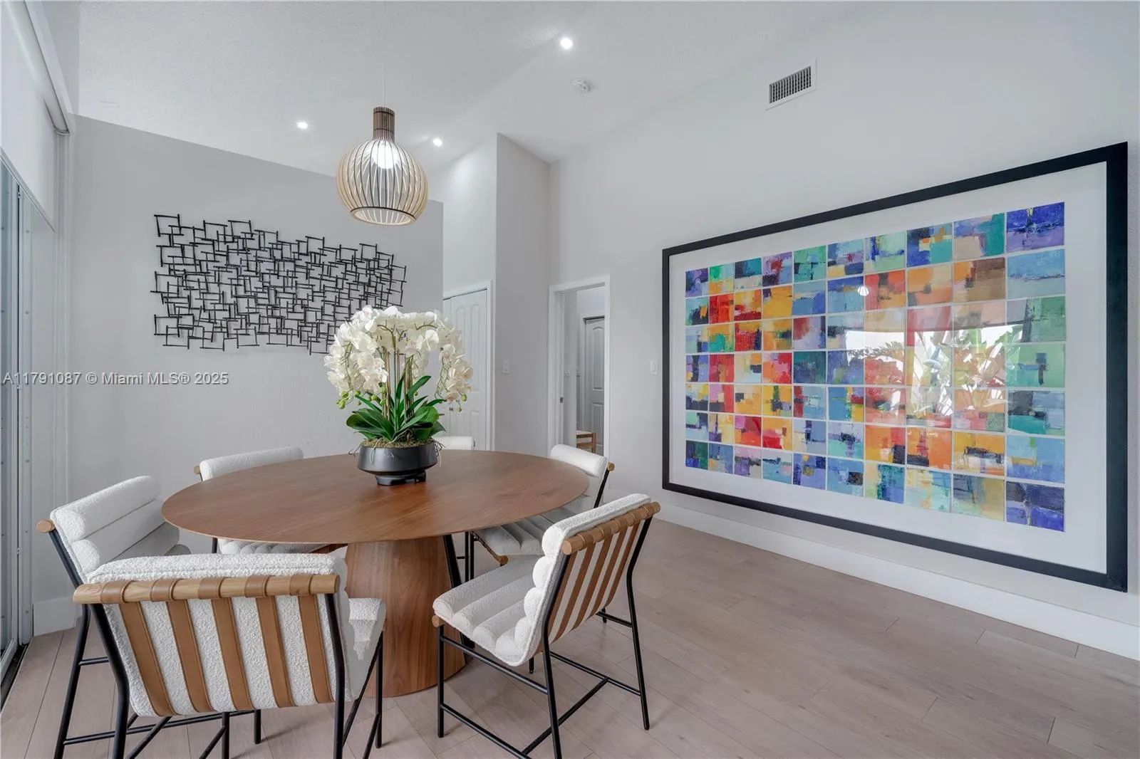 Another view of the dining room *