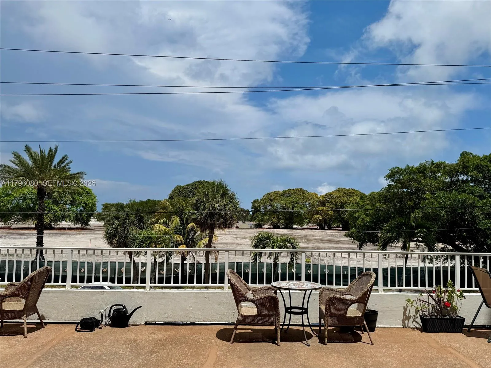 This photo is from summer 2025. The golf course renovation is now complete and green again!