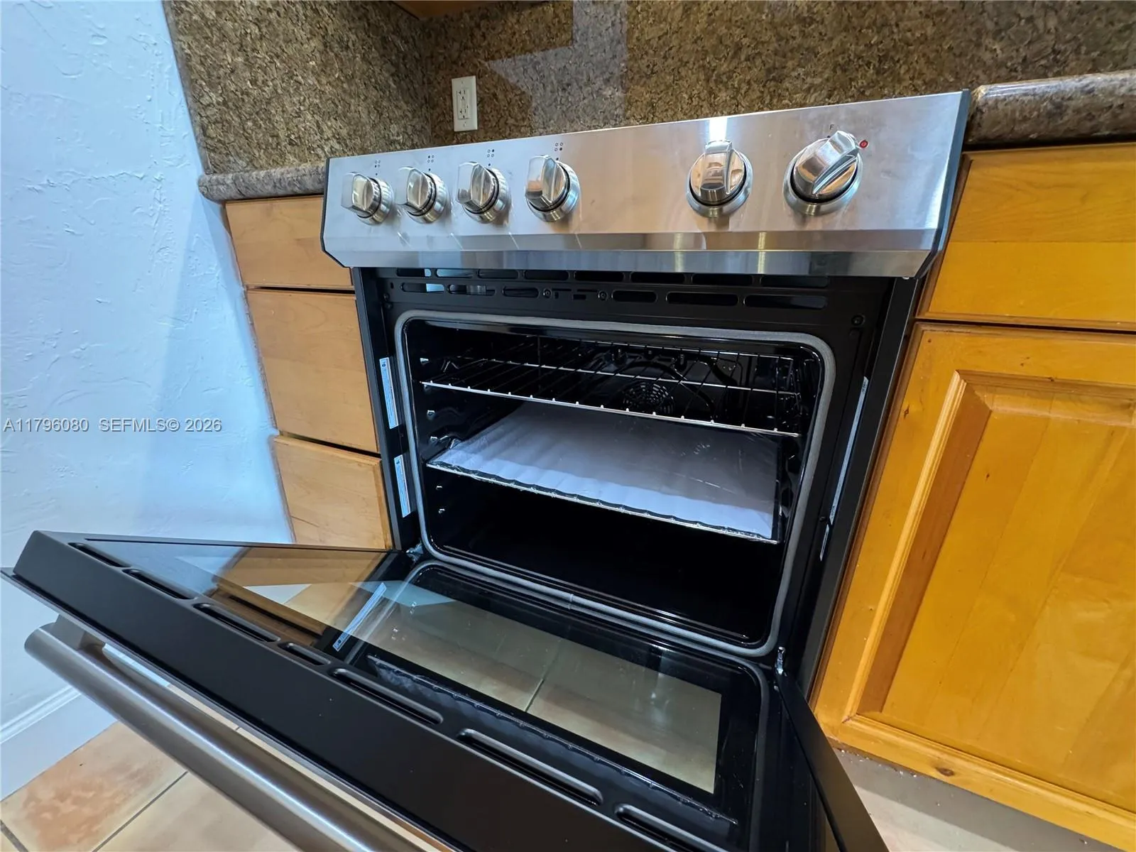 All new stainless steel appliances