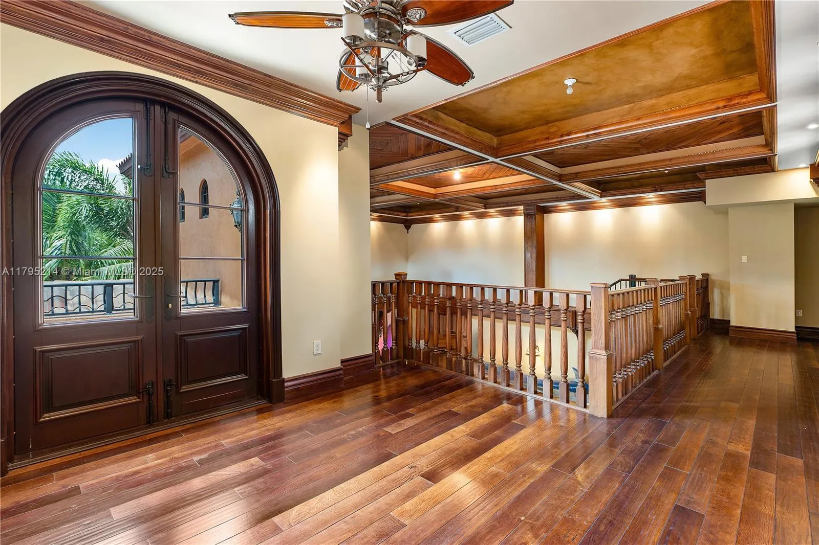 Loft area over trophy room