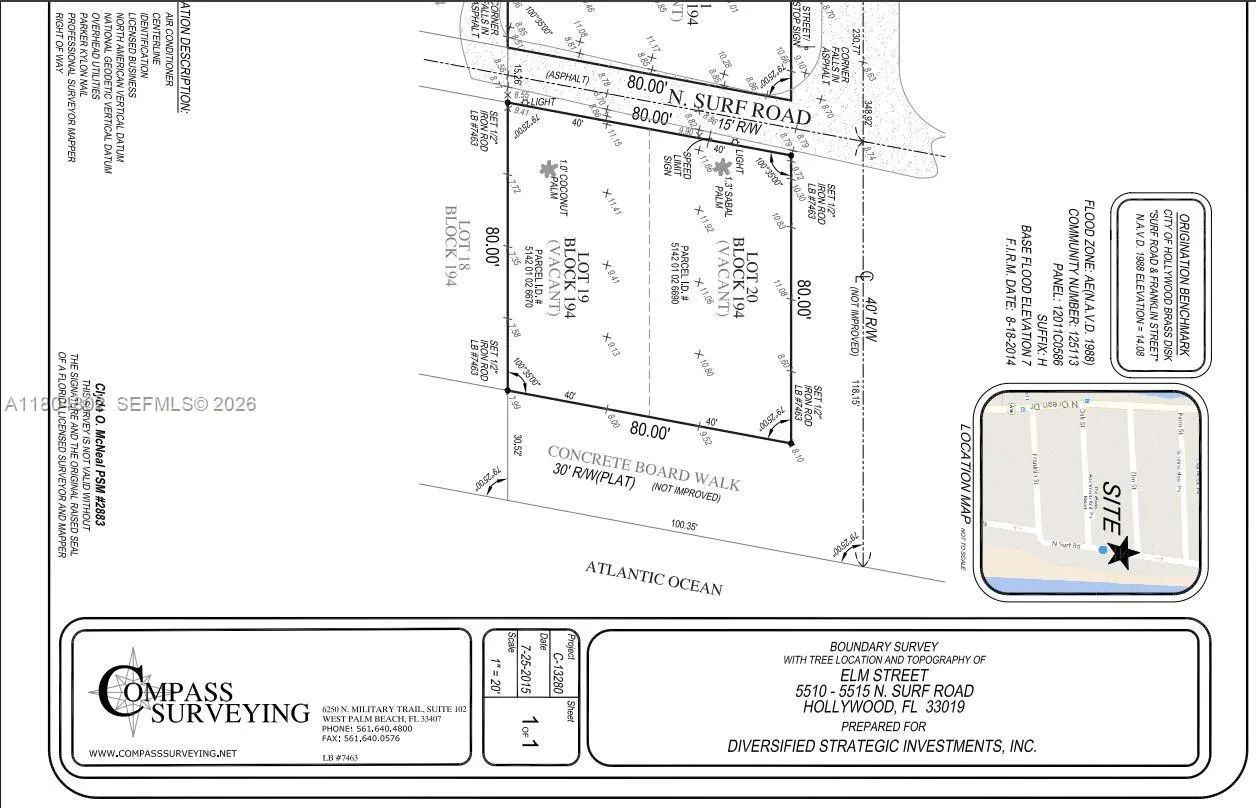 5515 N Surf Rd, Hollywood, Florida 33019, Hollywood, Florida 33019, ,Land,For Sale,5515 N Surf Rd, Hollywood, Florida 33019,A11804802