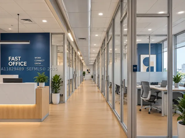 Reception at FAST OFFICE for your PO Box, packages & office leasing.