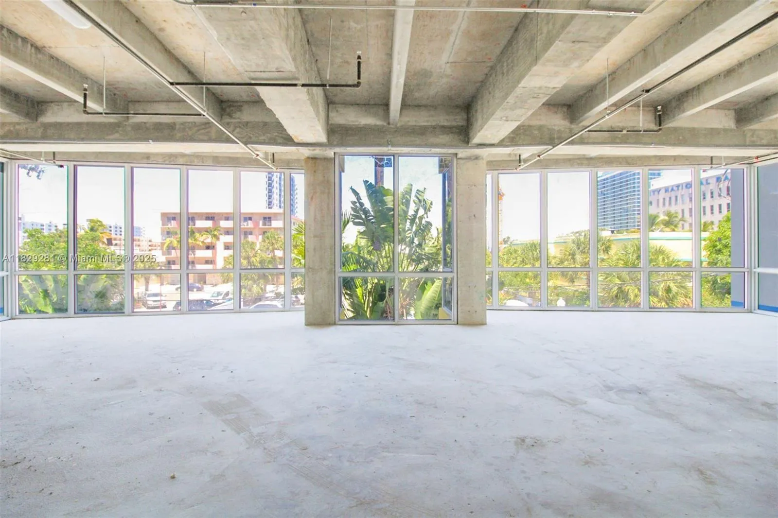 Existing raw space pre-leasing now and projected available Jan 2026