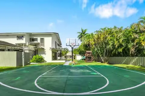 Full-size basketball court completes this family paradise!