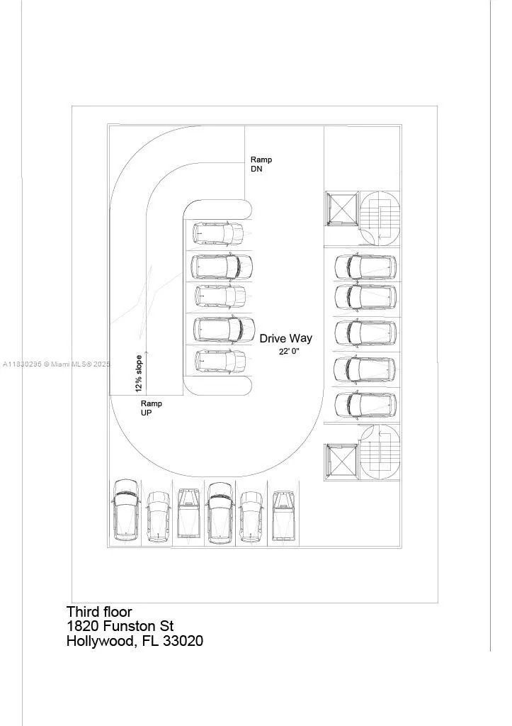Third floor parking