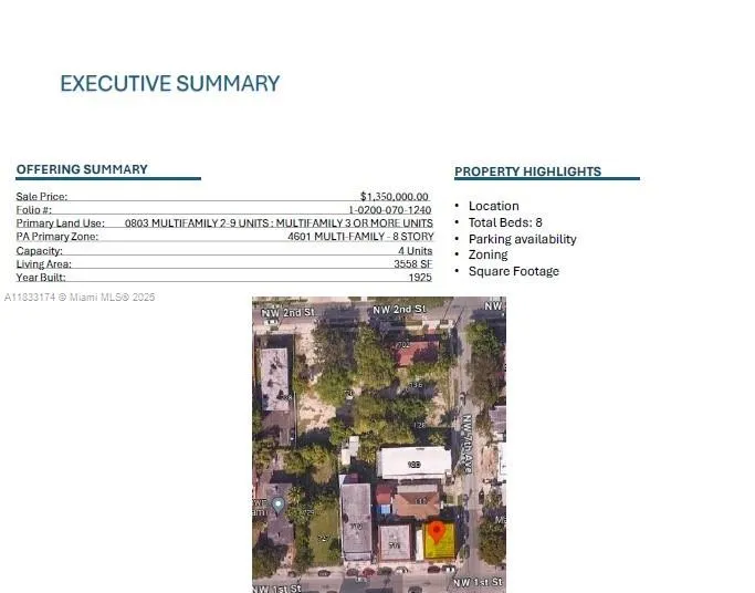 701 Nw 1st St, Miami, Florida 33128, Miami, Florida 33128, ,Residential Income,For Sale,701 Nw 1st St, Miami, Florida 33128,A11833174