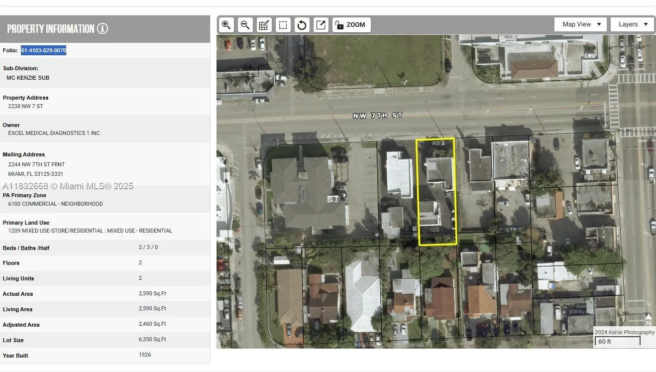 2238 Nw 7th St, Miami, Florida 33125, Miami, Florida 33125, ,Commercial Sale,For Sale,2238 Nw 7th St, Miami, Florida 33125,A11832668