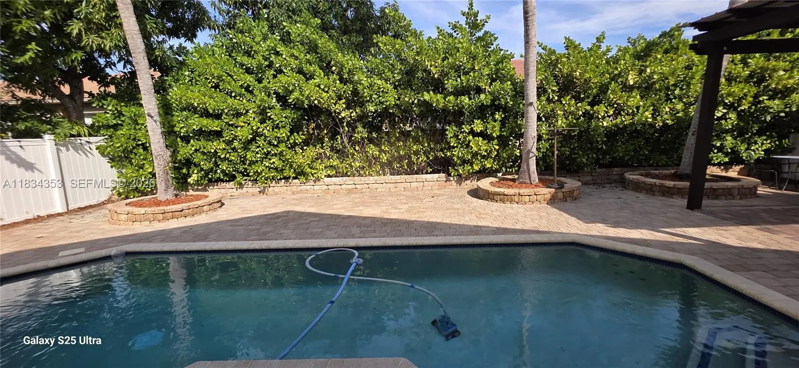 center pool after moving