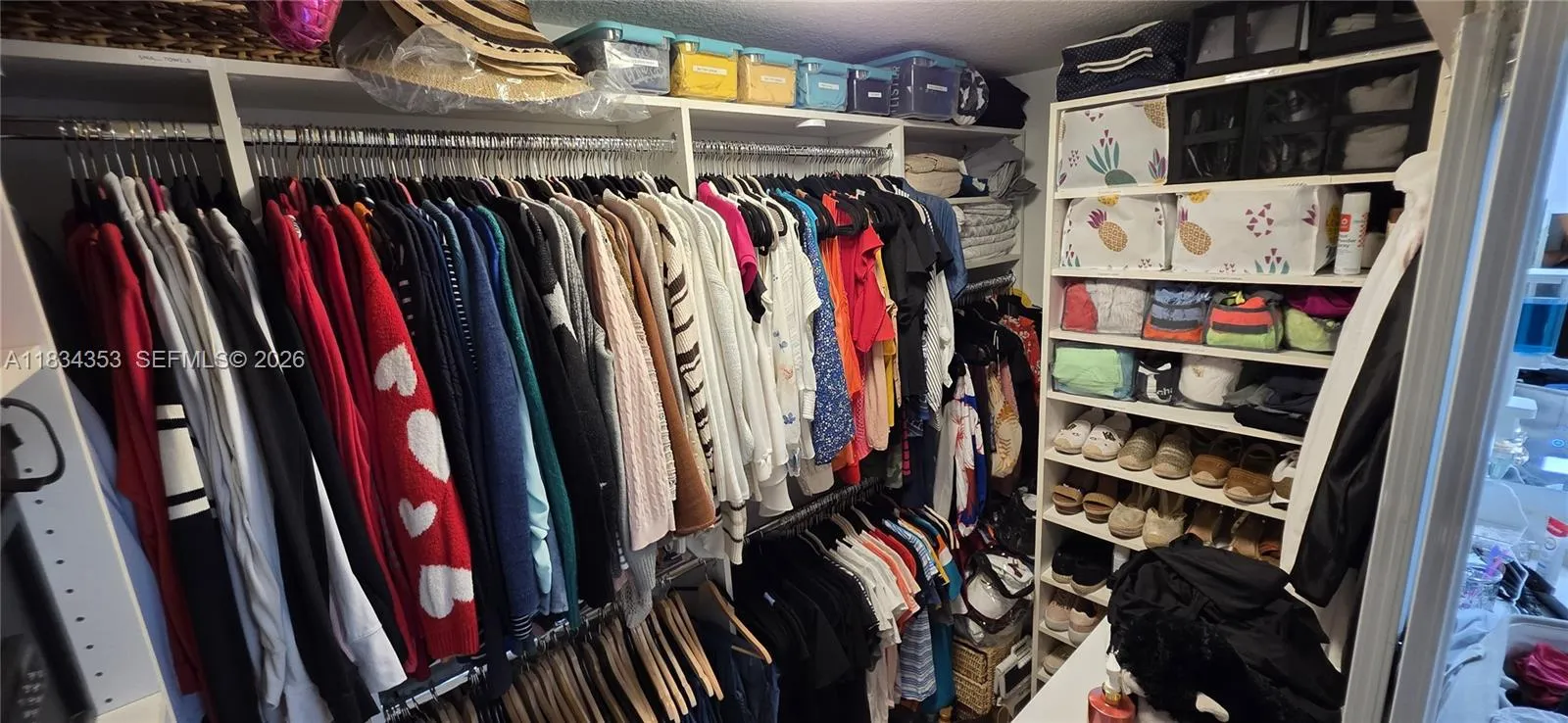 Master walking closet custom made