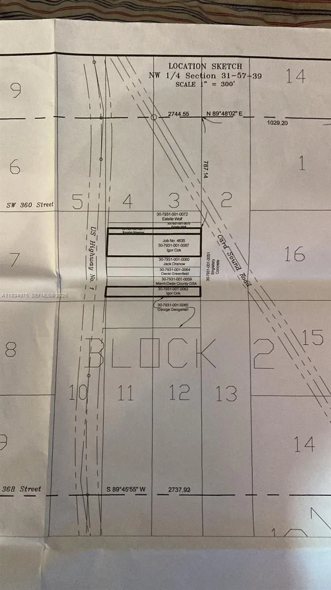 Us1, Florida City, Florida 33034, Florida City, Florida 33034, ,Land,For Sale,Us1, Florida City, Florida 33034,A11834975