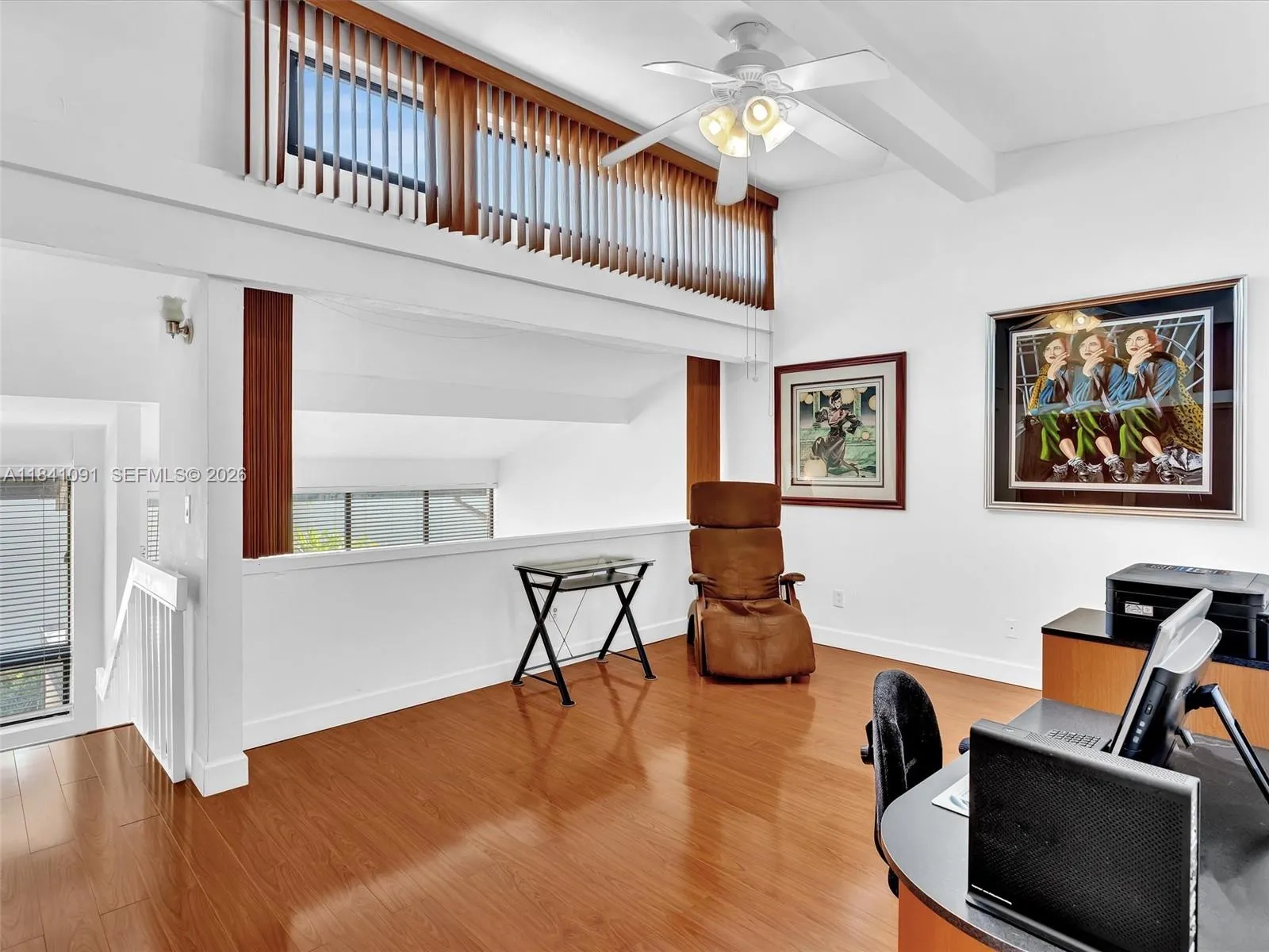 Second Bedroom is used as a loft and can be enclosed.