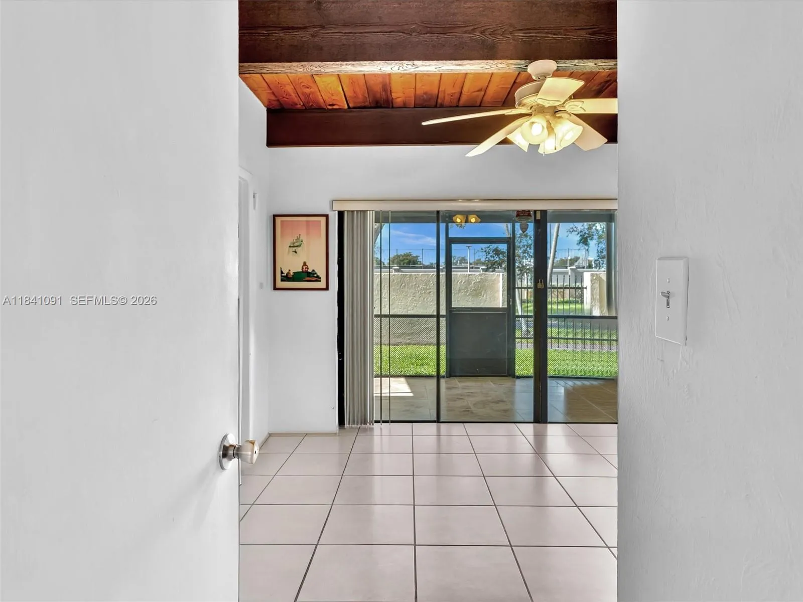 Third Bedroom Located downstairs. Opens to back enclosed back patio