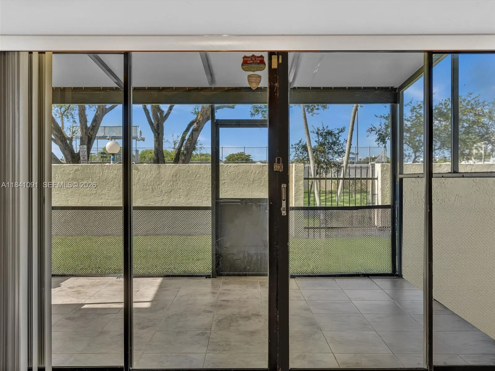 Enclosed Back Patio, enlarges covered area, Great for entertainig and relax