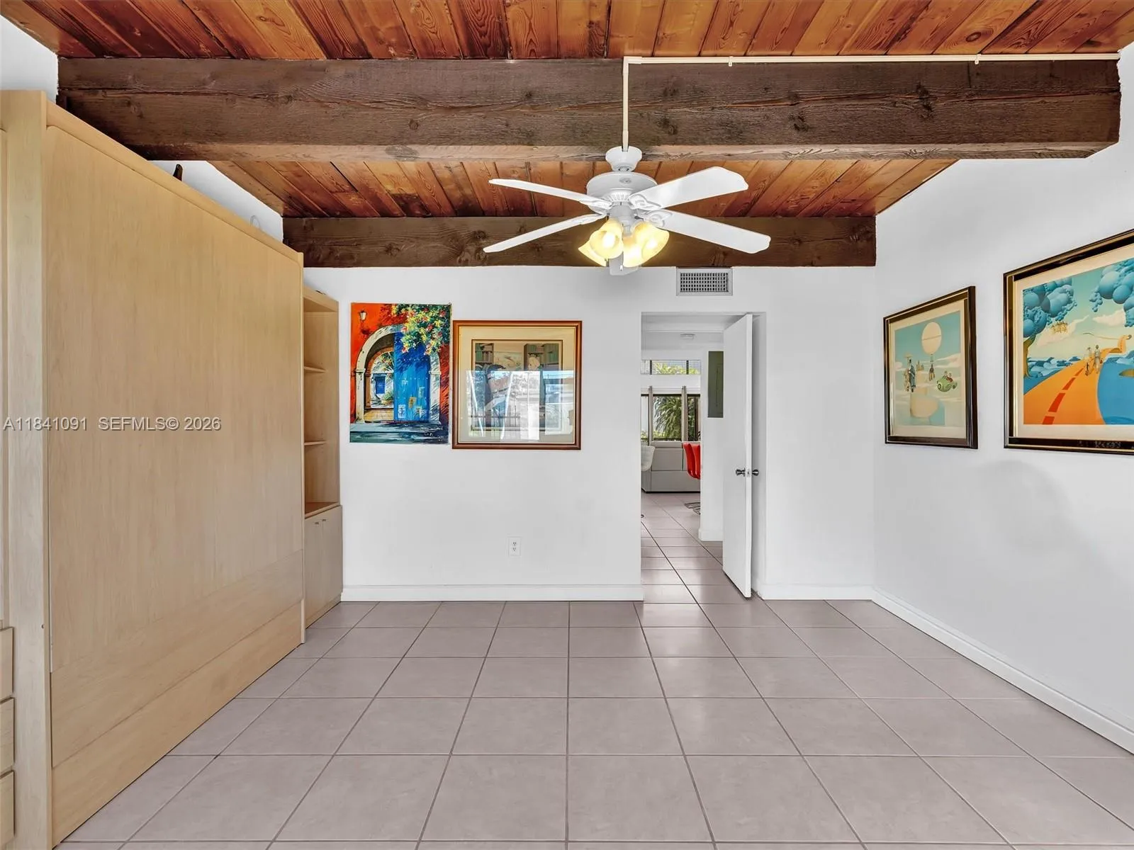 Third Bedroom Located downstairs. Opens to back enclosed back patio