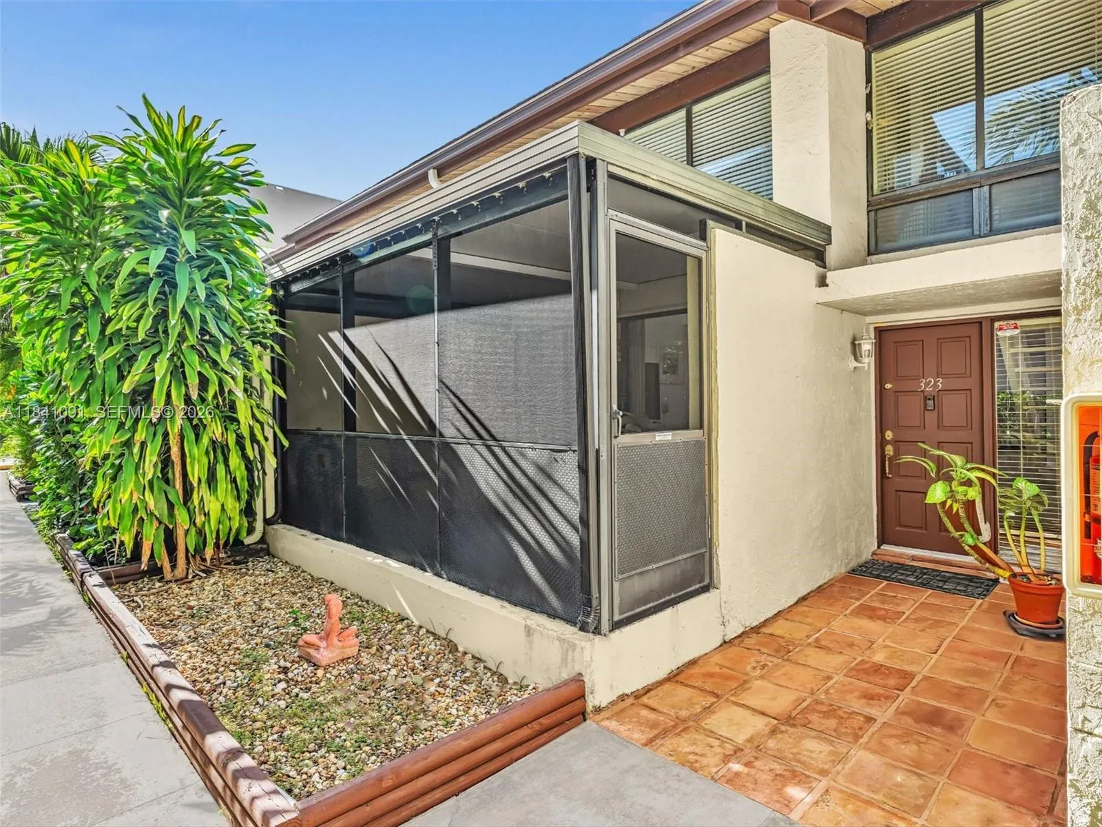 Front Porch covered, adds space to enjoy with family and friends and your pets!