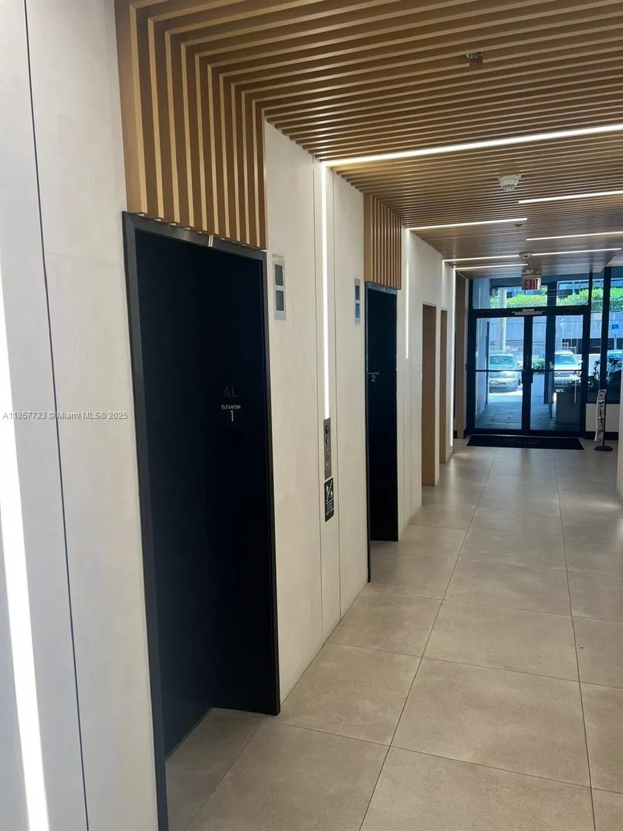 Elevator landing area