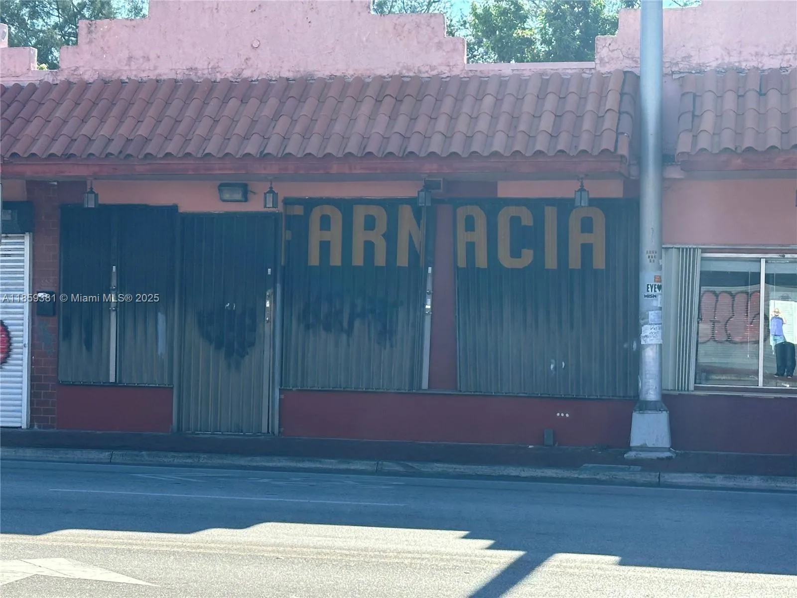 Front of store