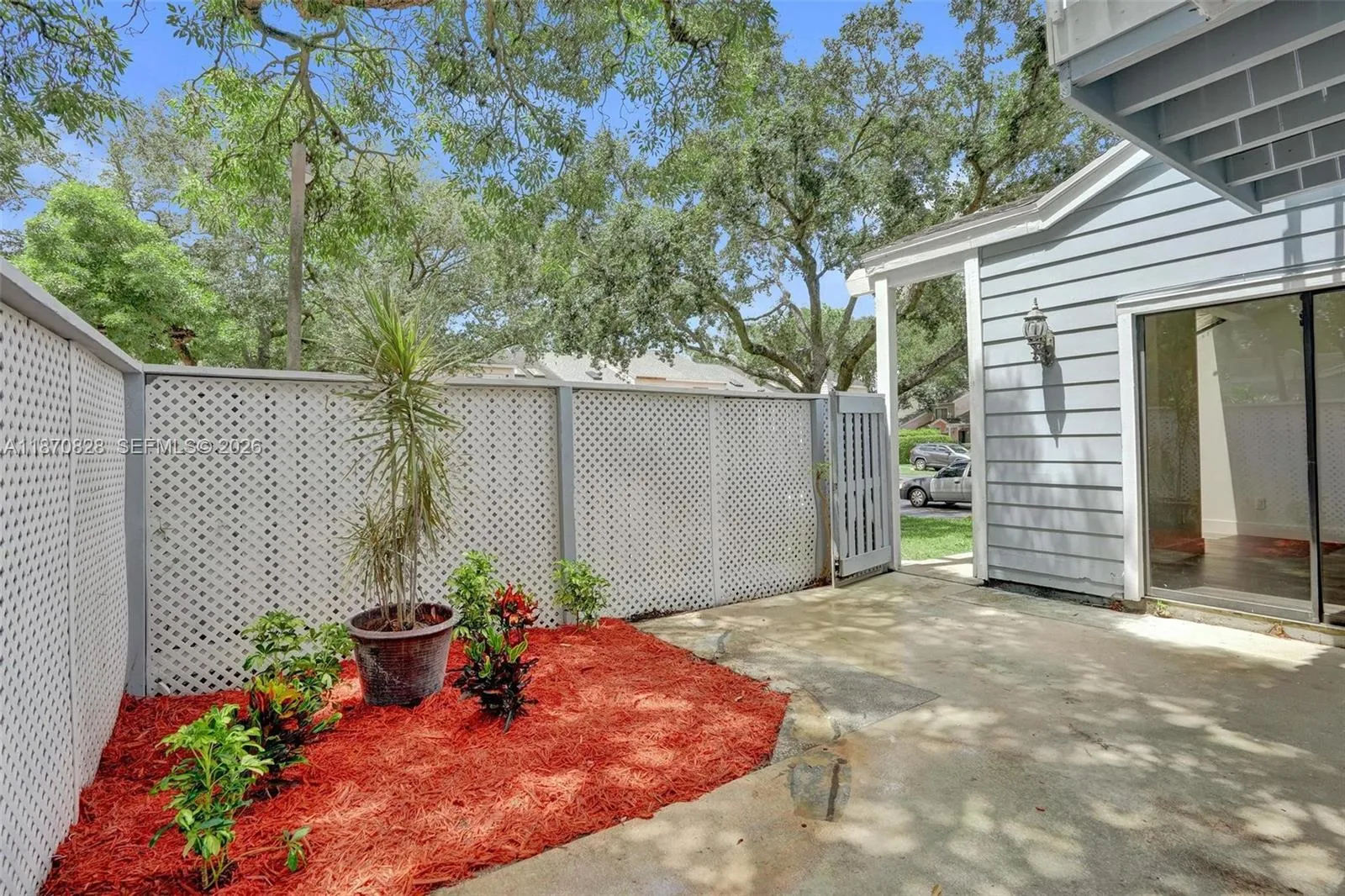 Private front yard/porch